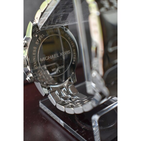 Michael Kors Women’s Chronograph Mother of Pearl Dial Stainless Steel Time Piece - Picture 7 of 16